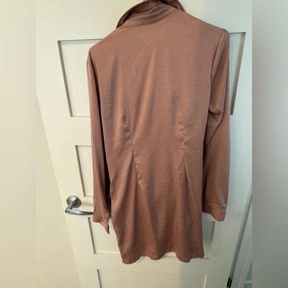 Revolve Superdown Sophie Wrap Plunge Mini Dress - Picture 2 of 3